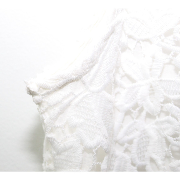 NWT White House Black Market Crochet Cami Top White Women's Size Small H13044 - Picture 14 of 16